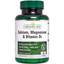 Calcium Magnesium and Vitamin D3 90 ταμπλέτες - Natures Aid  / Β