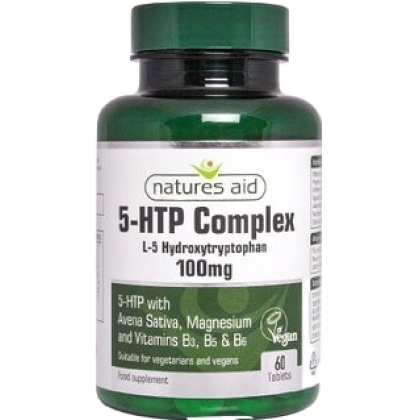 5-HTP Complex 100mg 60 ταμπλέτες - Natures Aid / Αμινοξέα - Χάπι
