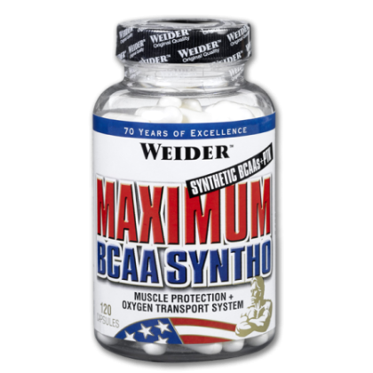 Maximum BCAA Syntho Weider Global 120 Κάψουλες / Αμινοξέα 