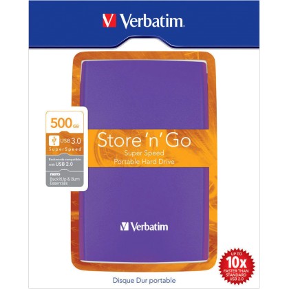 Verbatim Store n Go Portable USB 3.0 black              500GB  -