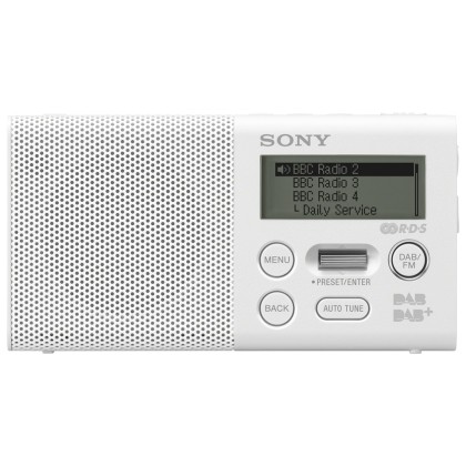 Sony XDR-P1DBPW white  - Πληρωμή και σε 3 έως 36 χαμηλότοκες δόσ