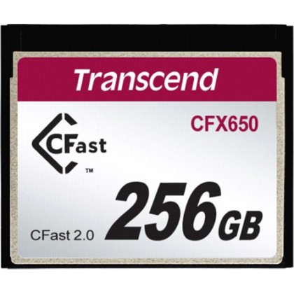 Transcend CFast 2.0 CFX650 256GB  - Πληρωμή και σε 3 έως 36 χαμη