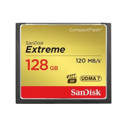 SanDisk Extreme CF         128GB 120MB/s UDMA7   SDCFXSB-128G-G4