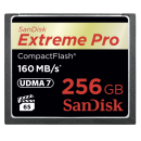 SanDisk Extreme Pro CF     256GB 160MB/s         SDCFXPS-256G-X4