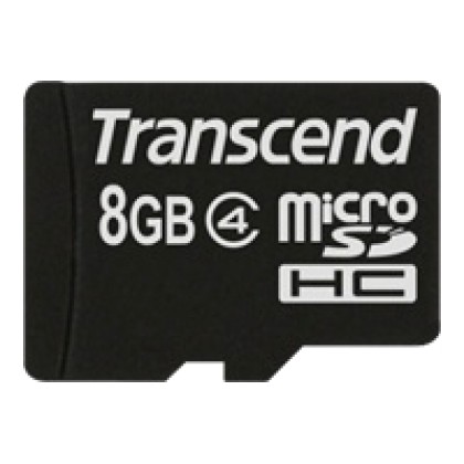 Transcend microSDHC          8GB Class 4  - Πληρωμή και σε 3 έως
