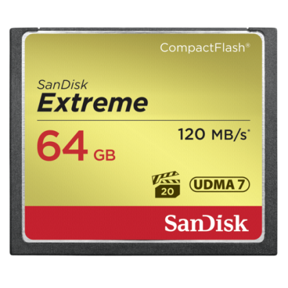 SanDisk Extreme CF          64GB 120MB/s UDMA7   SDCFXSB-064G-G4
