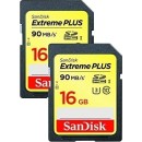 SanDisk Extreme Plus 2-Pack 16GB 90MB/s. UHS-I SDSDXSF-016G-GNCI