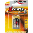 1 Ansmann Alkaline 9V block X-Power  - Πληρωμή και σε 3 έως 36 χ