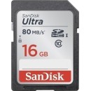 SanDisk Ultra SDHC UHS-I    16GB 80MB/s Cl. 10 SDSDUNC-016G-GN6I