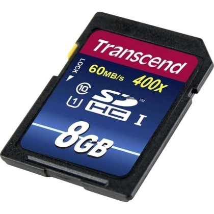 Transcend SDHC               8GB Class 10 UHS-I 400x Premium  - 