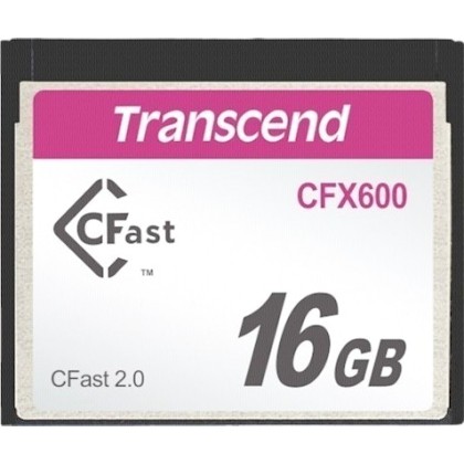 Transcend CFast 2.0 CFX600  16GB  - Πληρωμή και σε 3 έως 36 χαμη