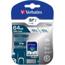 Verbatim SDXC Card Pro 64GB Class 10 UHS-I  - Πληρωμή και σε 3 έ