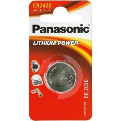 1 Panasonic CR 2430 Lithium Power  - Πληρωμή και σε 3 έως 36 χαμ