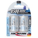 1x2 Ansmann maxE NiMH rech. bat. Mono D 8500 mAh german  - Πληρω