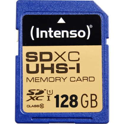 Intenso SDXC Card          128GB Class 10 UHS-I  - Πληρωμή και σ