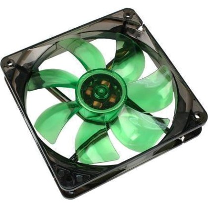       Cooltek Silent Fan 120mm Green LED      - Πληρωμή και σε 3