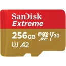 SanDisk microSDXC V30 A2   256GB Extreme 160MB SDSQXA1-256G-GN6M
