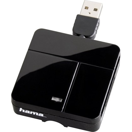 Hama USB 2.0 Multi Card Reader Basic SD/microSD/CFMS/xD black  -