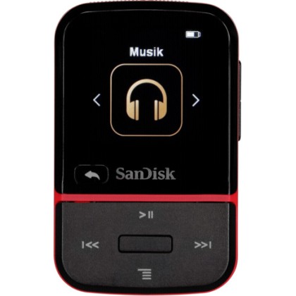 SanDisk Clip Sport Go       16GB Red             SDMX30-016G-G46
