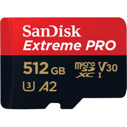 SanDisk microSDXC A2 170MB 512GB Extreme Pro   SDSQXCZ-512G-GN6M