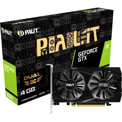 
      Palit GeForce GTX 1650 Dual OC 4GB
        
        
    