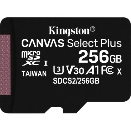 Kingston Canvas Select Plus MicroSDXC 256GB U3 V30 A1  - Πληρωμή