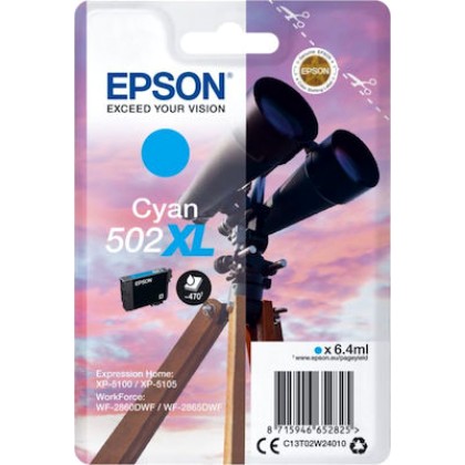 Epson ink cartridge cyan 502 XL                    T 02W2  - Πλη
