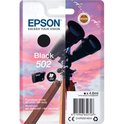 Epson ink cartridge black 502                       T 02V1  - Πλ
