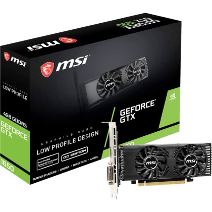 MSI GeForce GTX 1650 4GB 4GT LP OCΚωδικός: V809-3250R  - Πληρωμή