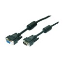 Cable VGA M/F Bulk Black 10m Logilink CV0019  - Πληρωμή και σε 3