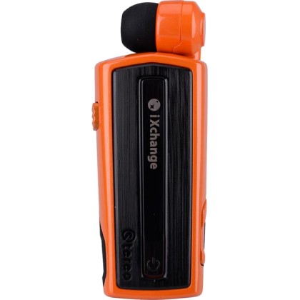 Retractable BT Headset w vibrator iXchange UA28 Orange  - Πληρωμ