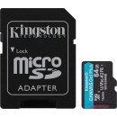 Kingston Canvas Go! Plus microSDXC 64GB Class 10 U3 V10 A2  - Πλ
