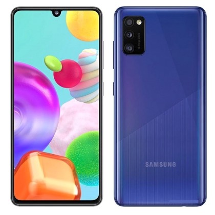 Samsung Galaxy A41 (4GB/64GB) Dual Blue EU  - Πληρωμή και σε 3 έ