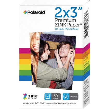 Polaroid Premium Photo Paper A8 (2x3) 30 ΦύλλαΚωδικός: POLZ2X330