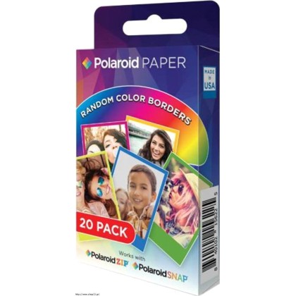 Polaroid Rainborder Photo Paper A8 (2x3) 20 ΦύλλαΚωδικός: POLZ2X