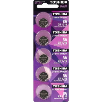 Toshiba CR1216 (5τμχ)  - Πληρωμή και σε 3 έως 36 χαμηλότοκες δόσ