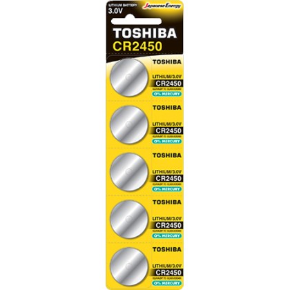 Toshiba CR2450 (5τμχ)  - Πληρωμή και σε 3 έως 36 χαμηλότοκες δόσ