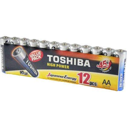 Toshiba High Power LR6 AA (12τμχ)  - Πληρωμή και σε 3 έως 36 χαμ