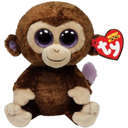 TY Beanie Boos - Coconut Monkey Ρlush Τoy (23cm) (1607-36901)  -