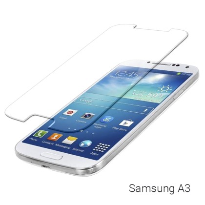 Προστατευτικό τζαμάκι  για οθόνες - Samsung A3 - Tempered Glass