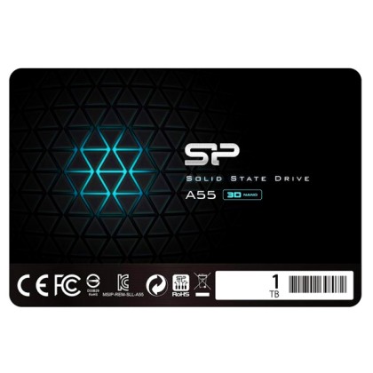 SILICON POWER SSD A55 1TBB, 2.5", SATA III, 560-530MB/s 7mm