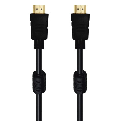 POWERTECH καλώδιο HDMI 1.4 CAB-H092, copper, μαύρο, 5m