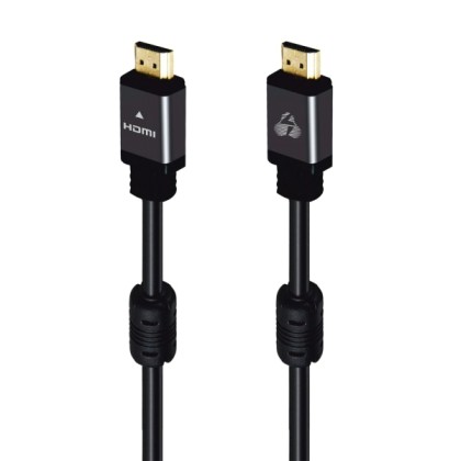 POWERTECH καλώδιο HDMI 2.0V, BC, Gold Plug, PVC, 24AWG, μαύρο,  