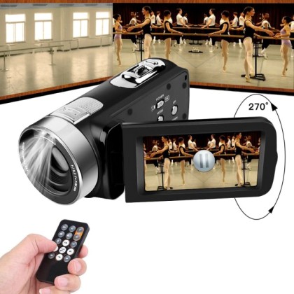 Ψηφιακή βιντεοκάμερα Full HD 1920x1080p 24MP και περιστρεφόμενη 