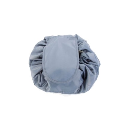 Αναδιπλούμενη Τσάντα Καλλυντικών με Κορδόνι Χρώματος Γκρι SPM VL