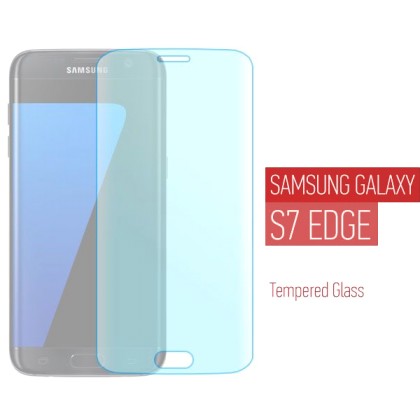 Προστατευτικό τζαμάκι για Samsung Galaxy S7 Edge - Full Face Cur