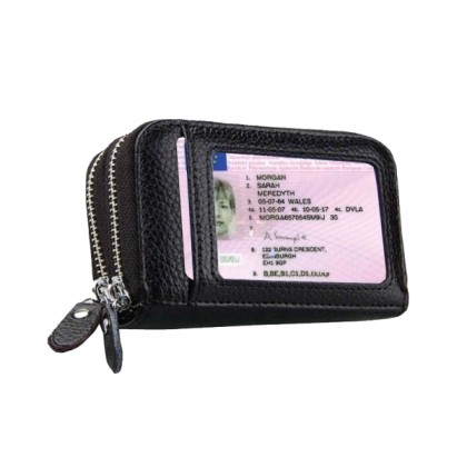 Δερμάτινο Γυναικείο Πορτοφόλι με Αντικλεπτική Προστασία RFID Χρώ