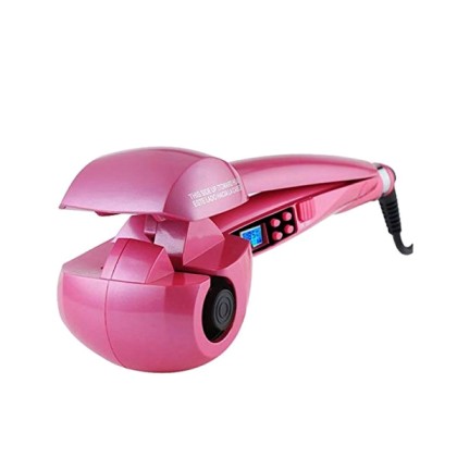 Αυτόματη Ηλεκτρική Συσκευή για Μπούκλες Χρώματος Ροζ Hoppline HO