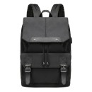 ARCTIC HUNTER τσάντα πλάτης B-00287-RMB με θήκη laptop, USB, μαύ
