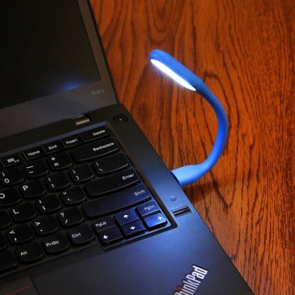 Φακός LED με USB για χρήση στο πληκτρολόγιο του υπολογιστή - Γαλ